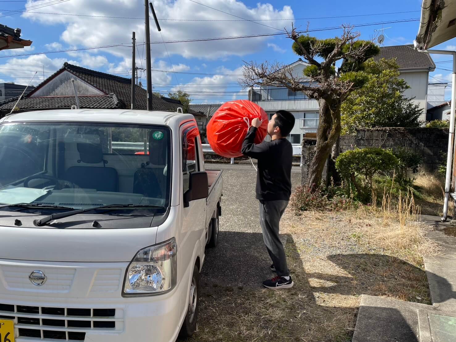 生活介護はぴねす　アルミ缶仕分け・回収